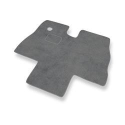 Alfombrillas de velour para Fiat Ducato II (1994-2006) - alfombras para coche - gris - DGS Autodywan