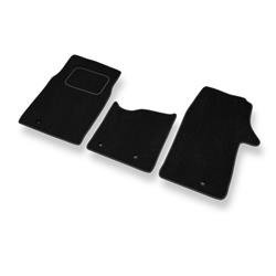 Alfombrillas de velour para Fiat Talento 296 (2016-2021) - alfombras para coche - negro - DGS Autodywan