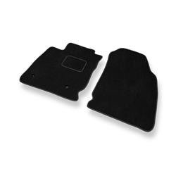 Alfombrillas de velour para Ford EcoSport (2018-....) - alfombras para coche - negro - DGS Autodywan