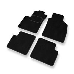 Alfombrillas de velour para Ford KA II (2008-2016) - alfombras para coche - negro - DGS Autodywan