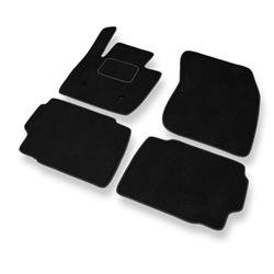 Alfombrillas de velour para Ford Mondeo V (2014-2021) - alfombras para coche - negro - DGS Autodywan