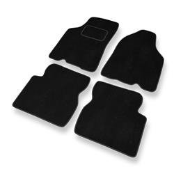 Alfombrillas de velour para Kia Shuma I (1997-2001) - alfombras para coche - negro - DGS Autodywan