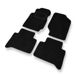 Alfombrillas de velour para Kia Sportage I (1993-2004) - alfombras para coche - negro - DGS Autodywan