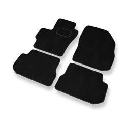 Alfombrillas de velour para Mazda 3 I (2003-2009) - alfombras para coche - negro - DGS Autodywan