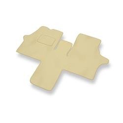 Alfombrillas de velour para Mercedes-Benz Vito W638 (1996-2003) - alfombras para coche - beige - DGS Autodywan