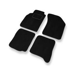 Alfombrillas de velour para Nissan Maxima V (1999-2003) - alfombras para coche - negro - DGS Autodywan