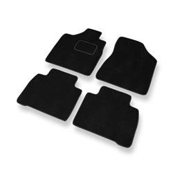 Alfombrillas de velour para Nissan Murano I (2002-2007) - alfombras para coche - negro - DGS Autodywan