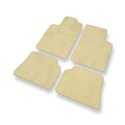 Alfombrillas de velour para Renault Megane I (1995-2002) - alfombras para coche - beige - DGS Autodywan