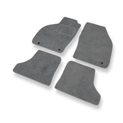 Alfombrillas de velour para Saab 9-3 I (1998-2002) - alfombras para coche - gris - DGS Autodywan