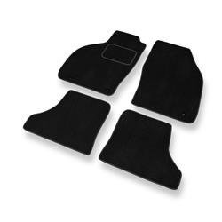 Alfombrillas de velour para Saab 9-3 I (1998-2002) - alfombras para coche - negro - DGS Autodywan