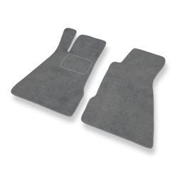 Alfombrillas de velour para Smart Roadster I (2002-2006) - alfombras para coche - gris - DGS Autodywan