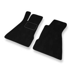 Alfombrillas de velour para Smart Roadster I (2002-2006) - alfombras para coche - negro - DGS Autodywan