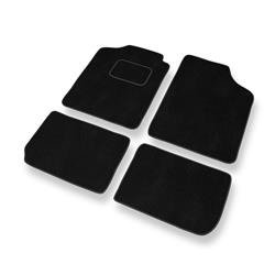 Alfombrillas de velour para Subaru Justy III (2003-2007) - alfombras para coche - negro - DGS Autodywan