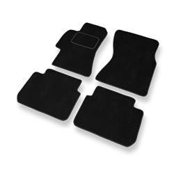 Alfombrillas de velour para Subaru Legacy IV (2003-2009) - alfombras para coche - negro - DGS Autodywan