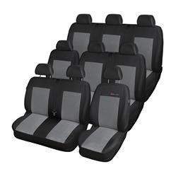 Fundas de asientos hechas a medida para Opel Vivaro Furgón (2001-2014) 9-plazas - Auto-Dekor - Elegance - P-2