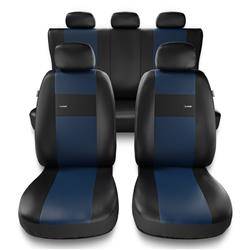 Fundas universales para asientos de coche para Alfa Romeo 146 (1994-2001) - Auto-Dekor - X-Line - azul