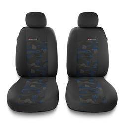 Fundas universales para asientos de coche para Audi A4 B5, B6, B7, B8, B9 (1995-....) - Auto-Dekor - Elegance 1+1 - azul