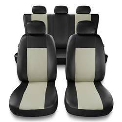 Fundas universales para asientos de coche para BMW 3 E30, E36, E46, E90,  F30, G20, G21 (1982-2019) - Auto-Dekor - Modern - MG-2 (gris) MG-2 (gris)