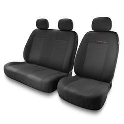 Fundas universales para asientos de coche para Ford Transit V, VI, VII (2000-2019) - Auto-Dekor - Elegance 2+1 - P-3