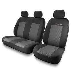 Fundas universales para asientos de coche para Hyundai H100 (1992-2006) -  Auto-Dekor - Comfort 2+1 - azul azul