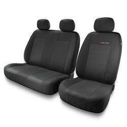 Fundas universales para asientos de coche para Iveco Daily II, III, IV, V, VI (1990-2019) - Auto-Dekor - Elegance 2+1 - P-3