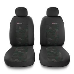 Fundas universales para asientos de coche para Kia Ceed I, II, III (2006-2019) - Auto-Dekor - Elegance 1+1 - verde