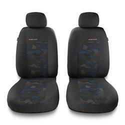 Fundas universales para asientos de coche para Opel Combo B, C, D, E (1994-2019) - Auto-Dekor - Elegance 1+1 - azul