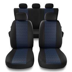 Fundas universales para asientos de coche para Peugeot 206 (1998-2012) - Auto-Dekor - Profi - azul