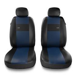 Fundas universales para asientos de coche para Peugeot 607 (2000-2010) - Auto-Dekor - X-Line 1+1 - azul