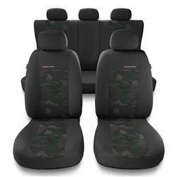 Fundas universales para asientos de coche para Renault Captur (2013-2019) - Auto-Dekor - Elegance - verde