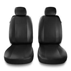 Fundas universales para asientos de coche para Toyota Corolla VII, VIII, IX, X, XI (1991-2019) - Auto-Dekor - Comfort 1+1 - negro