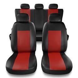 Fundas universales para asientos de coche para Volkswagen Passat B4, B5, B6, B7, B8 (1993-2019) - Auto-Dekor - Comfort - rojo