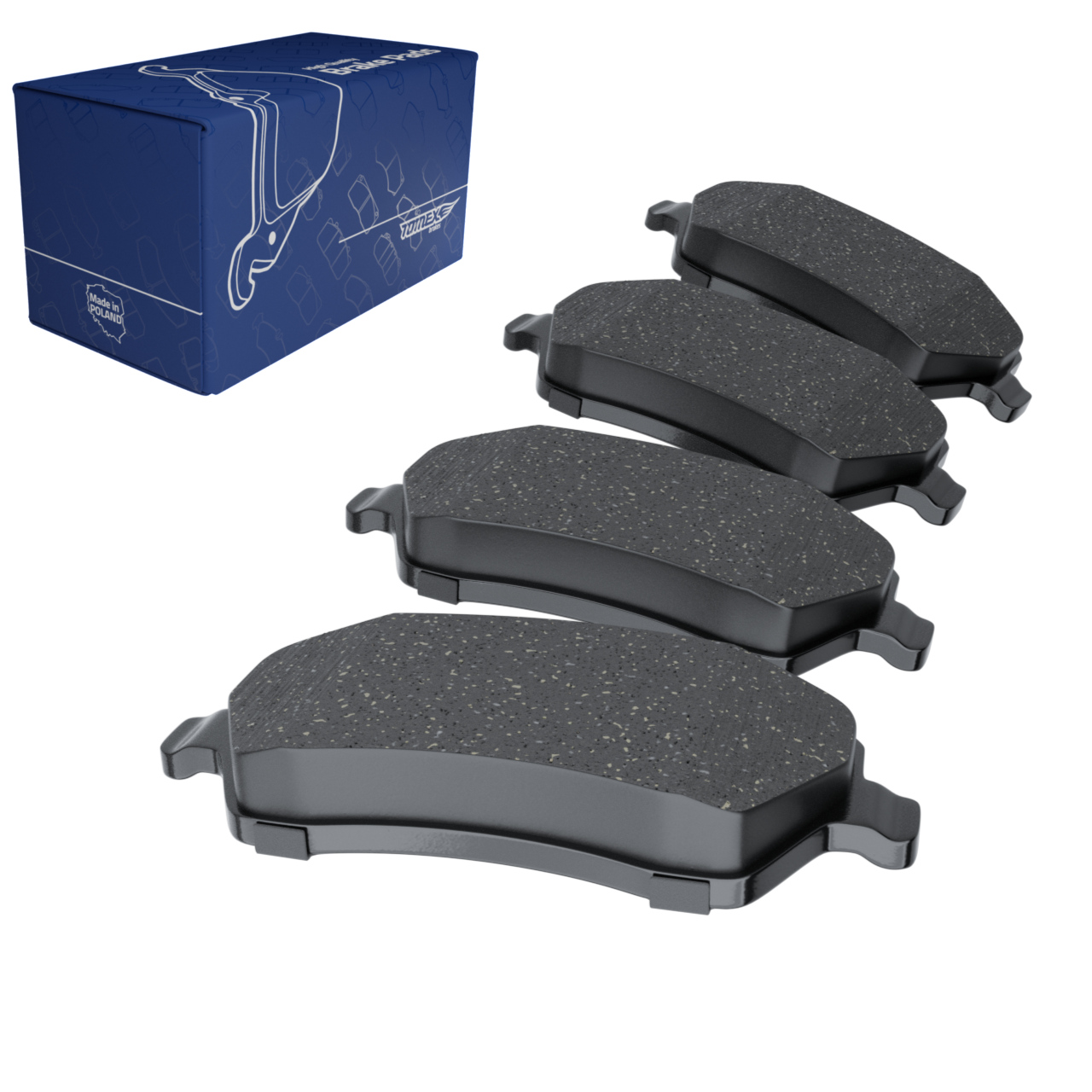 Pastillas de freno para Renault ZOE I Hatchback, Liftback (2012-....) - Tomex - TX 14-16 (eje delantero)