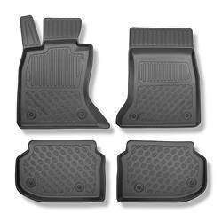 Alfombrillas de TPE para BMW Serie 5 F10 Berlina (03.2010-2013) - alfombras para coche - Aristar - Cool liner - X-drive; espacio de guías de los asientos delanteros (parte trasera) 415 mm