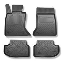 Alfombrillas de TPE para BMW Serie 5 F10 Berlina (2013-01.2017) - alfombras para coche - Aristar - Cool liner - X-drive; espacio de guías de los asientos delanteros (parte trasera) 365 mm