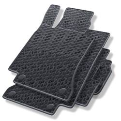 Alfombrillas de goma para Mercedes-Benz Classe C W205 (2013-2021) - alfombras para coche - negro - Geyer & Hosaja - 851/4C