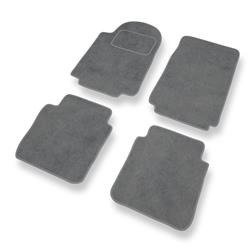 Alfombrillas de velour para Alfa Romeo 75 (1985-1992) - alfombras para coche - gris - DGS Autodywan