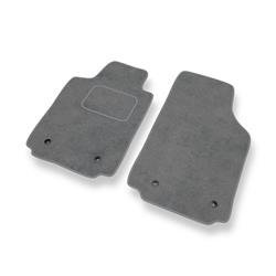 Alfombrillas de velour para Audi A2 I 8Z (1999-2005) - alfombras para coche - gris - DGS Autodywan