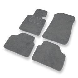 Alfombrillas de velour para BMW X1 I E84 (2009-2015) - alfombras para coche - gris - DGS Autodywan