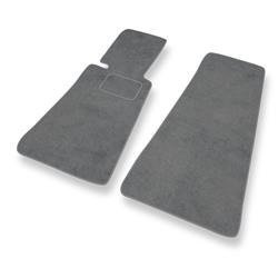 Alfombrillas de velour para BMW Z1 (1989-1991) - alfombras para coche - gris - DGS Autodywan