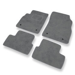 Alfombrillas de velour para Chevrolet Cruze (2008-2016) - alfombras para coche - gris - DGS Autodywan