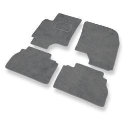 Alfombrillas de velour para Chevrolet Epica (2006-2011) - alfombras para coche - gris - DGS Autodywan