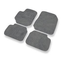 Alfombrillas de velour para Fiat Croma II (2005-2011) - alfombras para coche - gris - DGS Autodywan