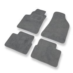 Alfombrillas de velour para Lancia Delta III (2008-....) - alfombras para coche - gris - DGS Autodywan