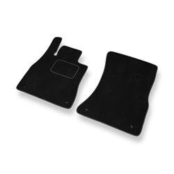 Alfombrillas de velour para Mercedes-Benz Classe S W222 (2013-2020) - alfombras para coche - negro - DGS Autodywan