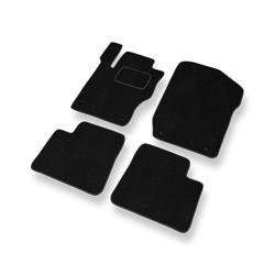 Alfombrillas de velour para Mercedes-Benz GL X164 (2006-2012) - alfombras para coche - negro - DGS Autodywan