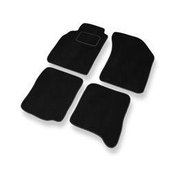 Alfombrillas de velour para Nissan Maxima V (1999-2003) - alfombras para coche - negro - DGS Autodywan