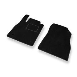 Alfombrillas de velour para Nissan Micra V (2017-....) - alfombras para coche - negro - DGS Autodywan