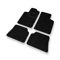 Alfombrillas de velour para Renault Megane I (1995-2002) - alfombras para coche - negro - DGS Autodywan