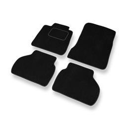 Alfombrillas de velour para Renault Vel Satis (2001-2009) - alfombras para coche - negro - DGS Autodywan